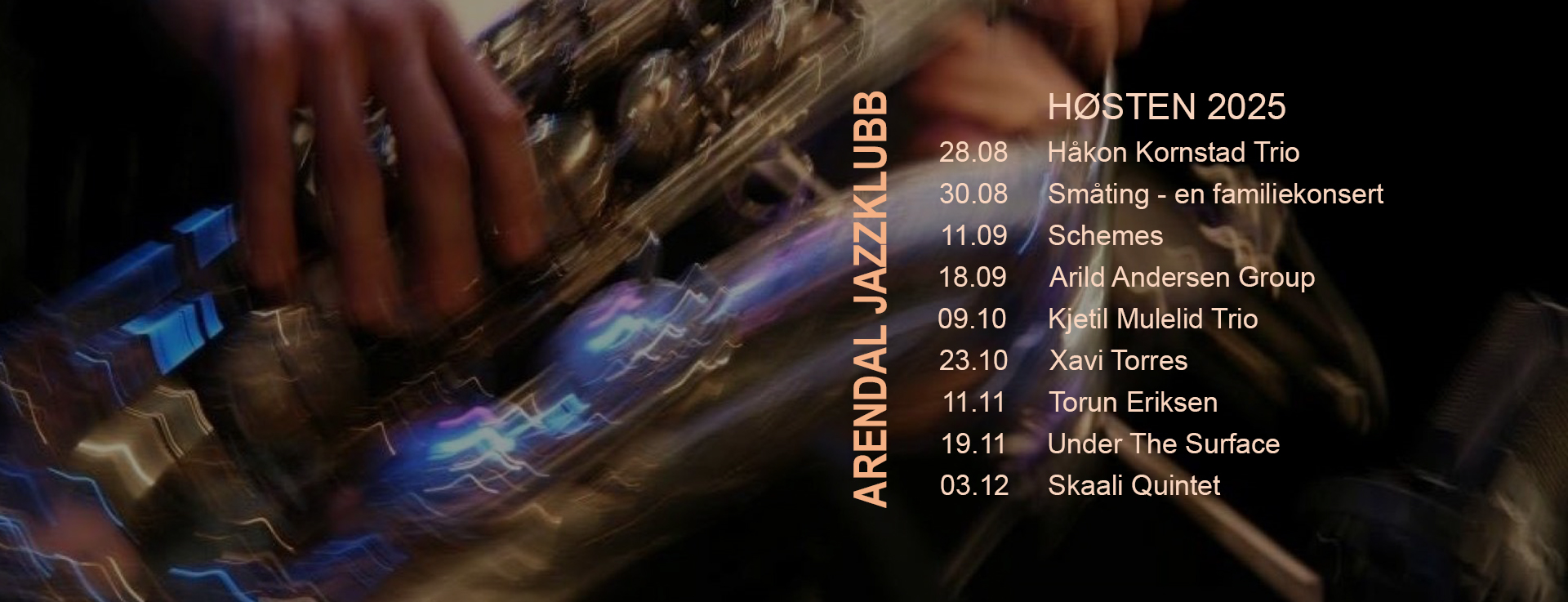 Program for høsten 2025.